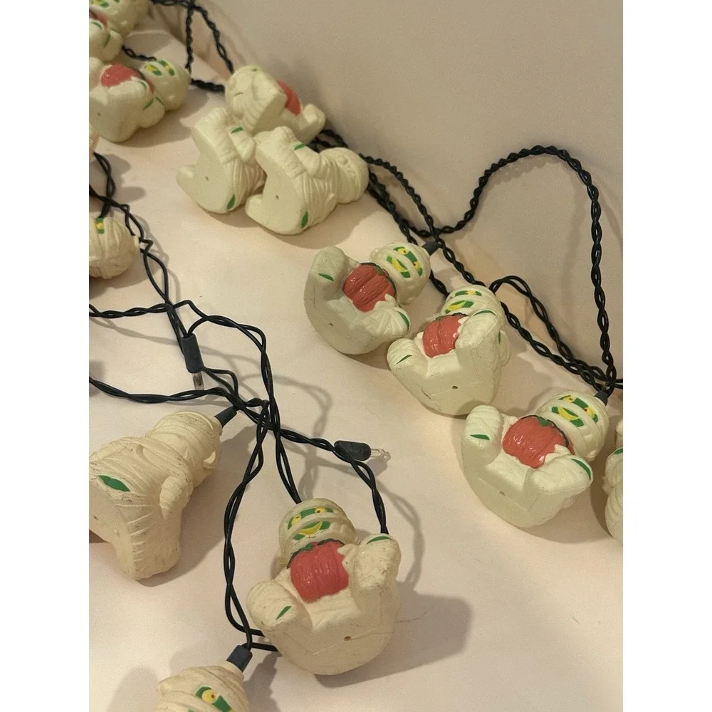 Vintage Mummy String Lights Lot Of 3 (lights‎ Don't Work )